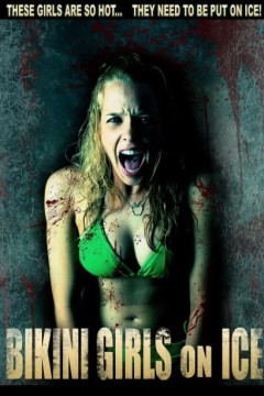 冰上的比基尼女孩